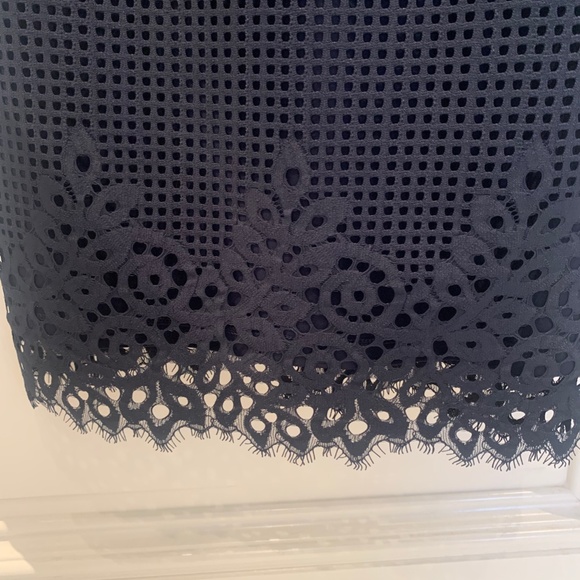 Rare Jude Connally Danielle Dress in Spring Lace Navy Sz S - Picture 8 of 8